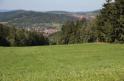 Blick ber die Skipiste auf Steinbach-Hallenberg